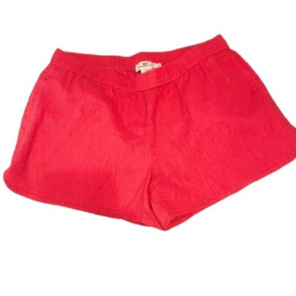 Vineyard Vines Pink High Waist Shorts - Picture 1 of 5